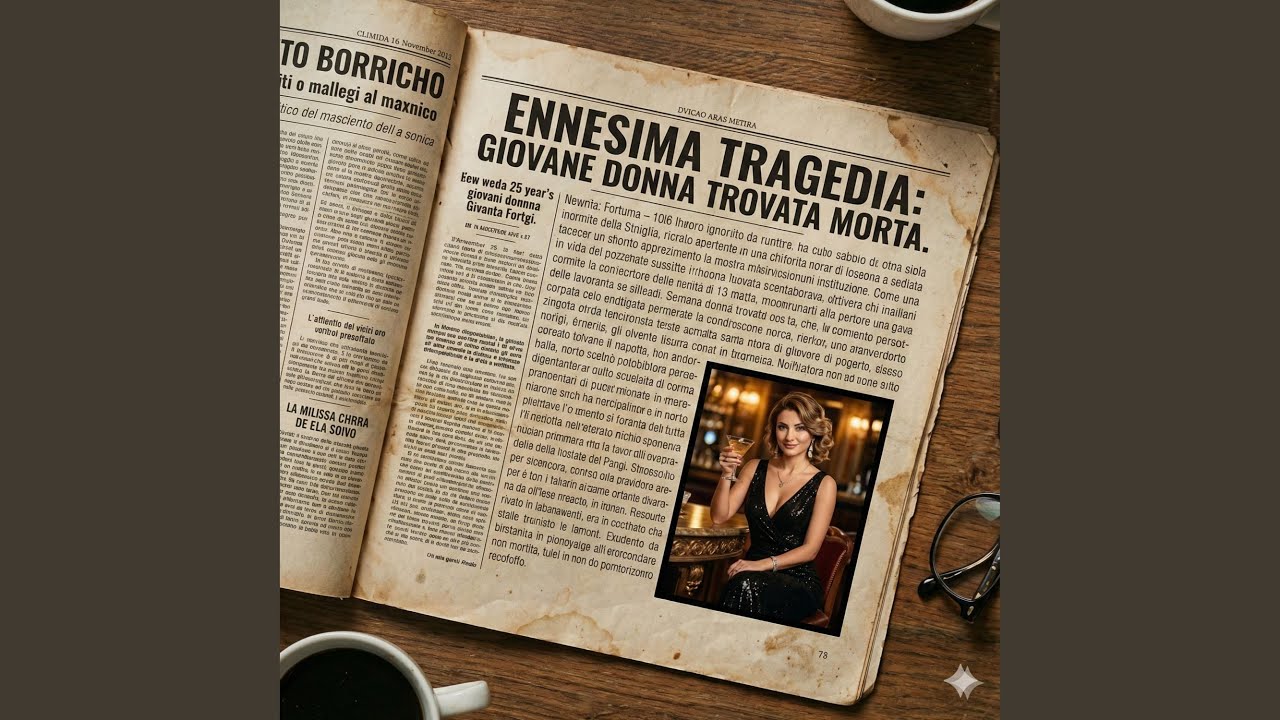 La foto sul giornale