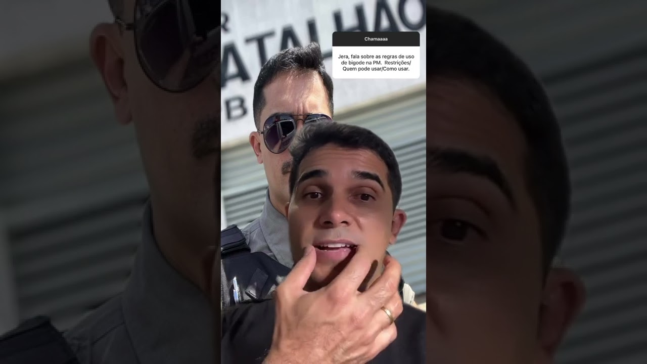Regras do uso do bigode na PM e FA