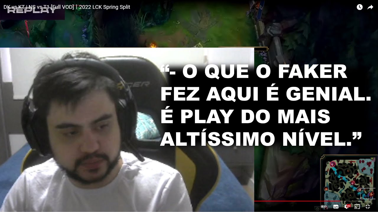Tockers explica a gameplay do Faker (Analise SKT x NS) 1/6