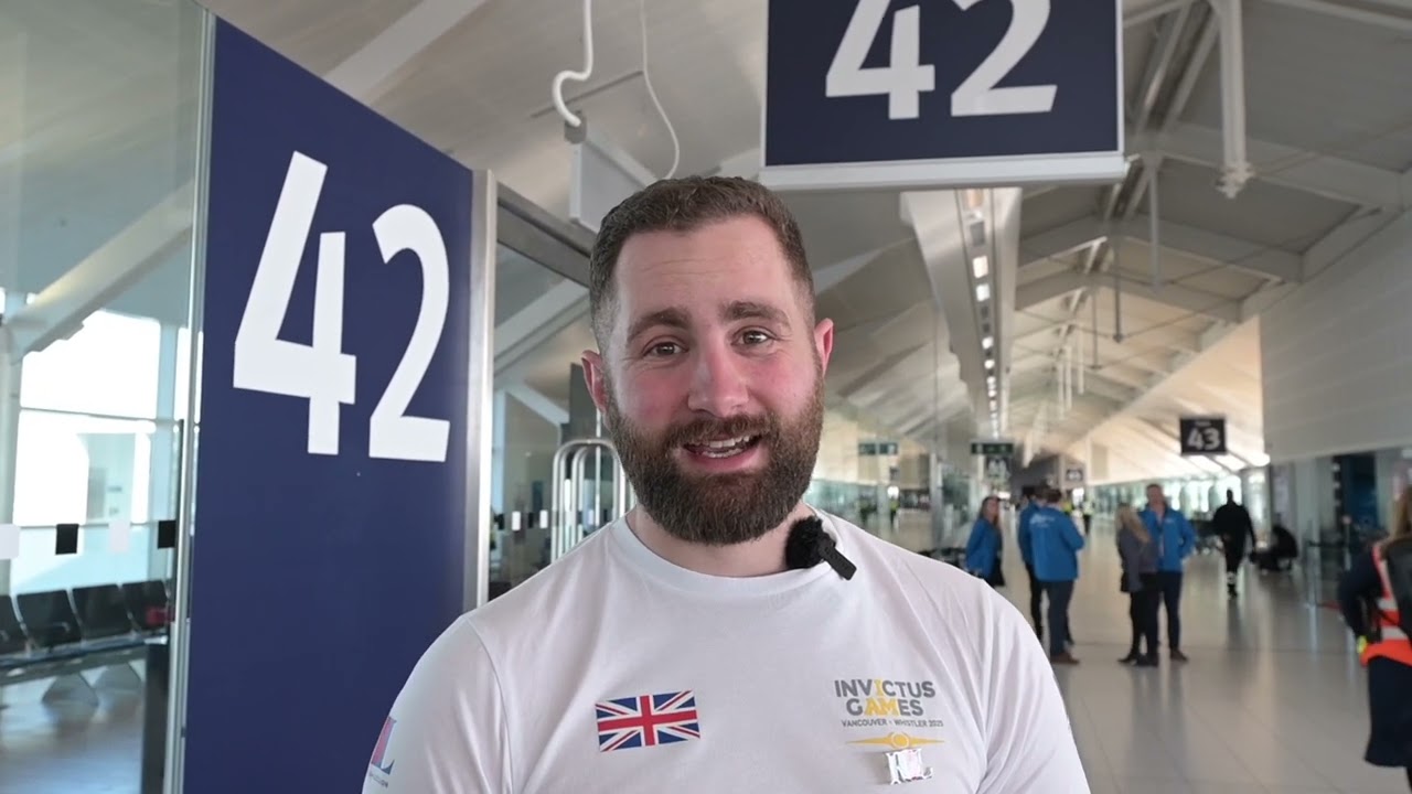 Team UK departs for the Invictus Games from BHX