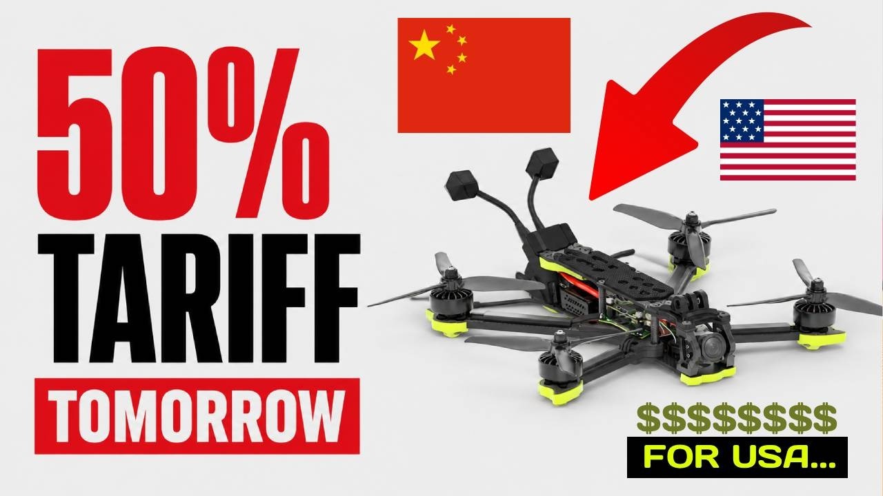 50% Drone Tariffs Start Tomorrow ‼️ #dji