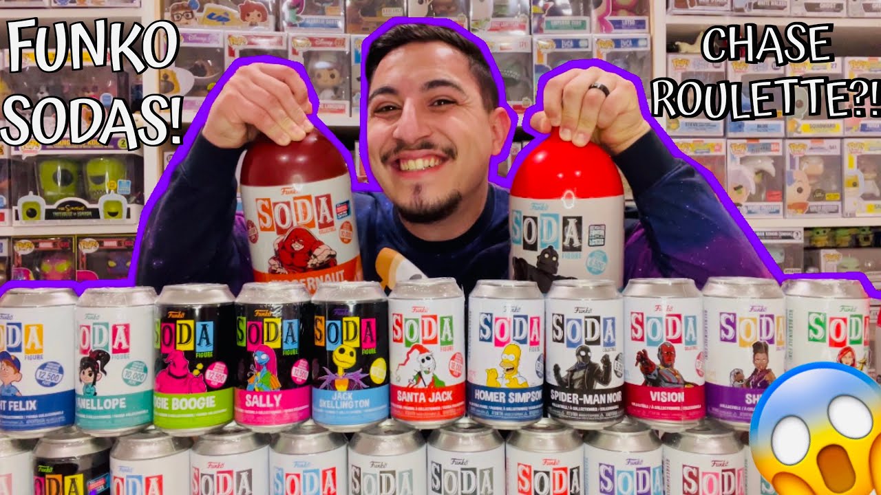 Funko Soda Chase Roulette | Cans | 3 Liters | How Many Chases?!
