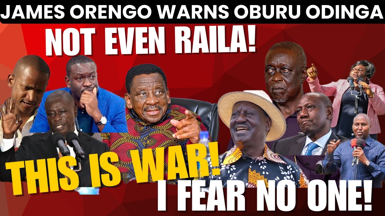 If Raila Didn’t Scare Me, Oburu’s Team Definitely Won’t!” – Orengo Sends Strong Political Warning.