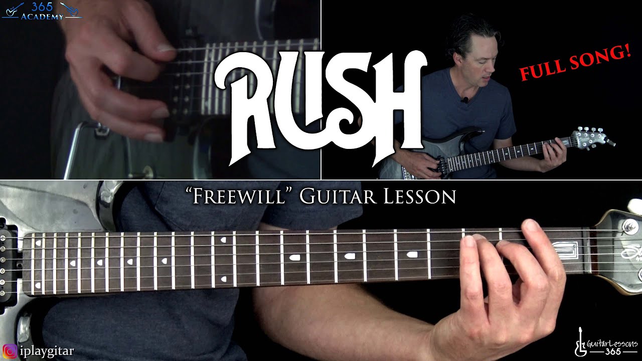 Урок игры на гитаре Freewill — Rush