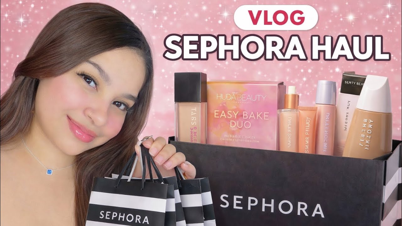 Sephora HAUL | Sephora  Unboxing | First impressions video🖤🤍