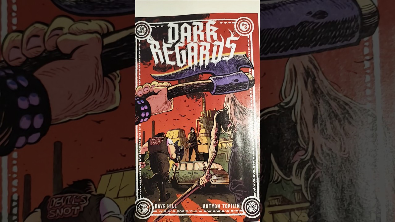 Dark Regards 3 Review #onipress #darkregards #comicbooks #heavymetal  #blackmetal #comedy #humor