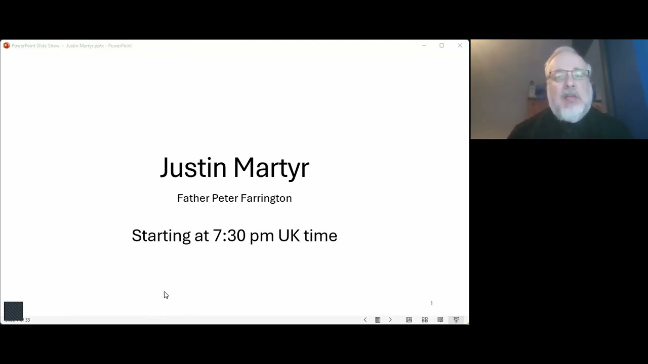 Online Patristics Course  - Justin Martyr