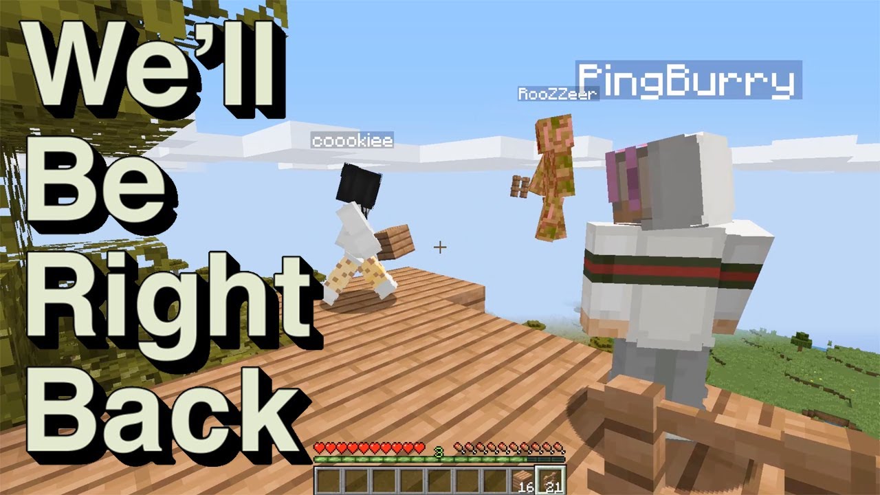 We'll Be Right Back Minecraft: Don't use mob skins (God Craft)