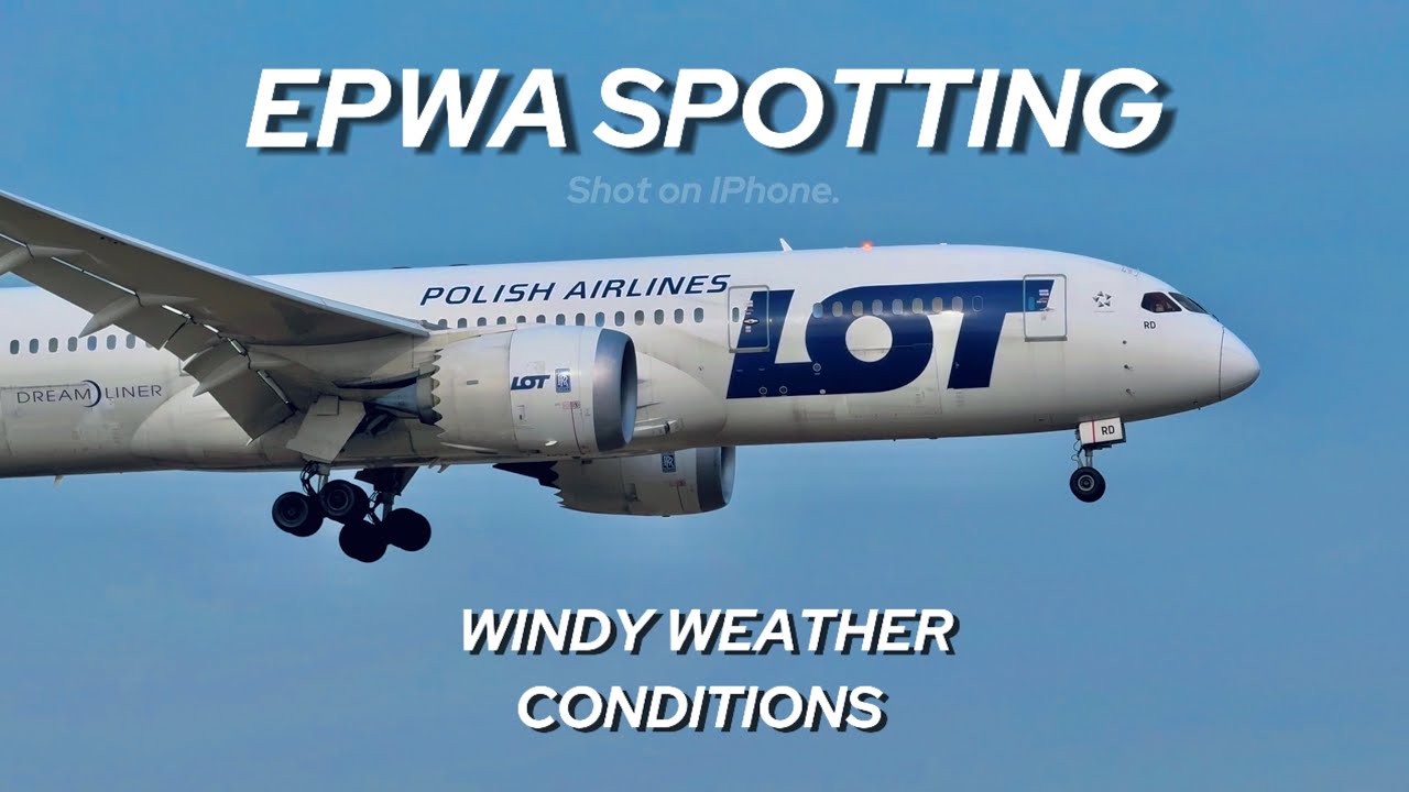 WARSAW CHOPIN (EPWA) PLANE SPOTTING AT WINDY DAY (21.02.2025)