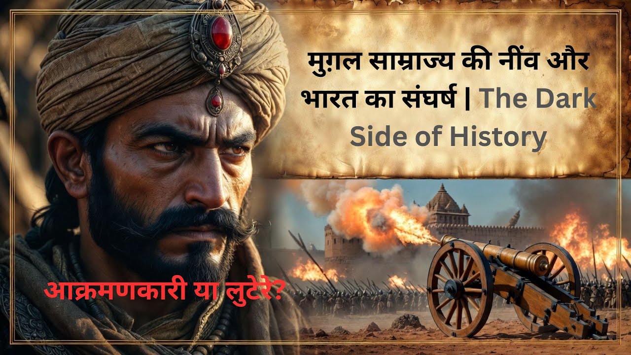 मुग़ल साम्राज्य की नींव और भारत का संघर्ष | The Dark Side of History        Indian History #youtube
