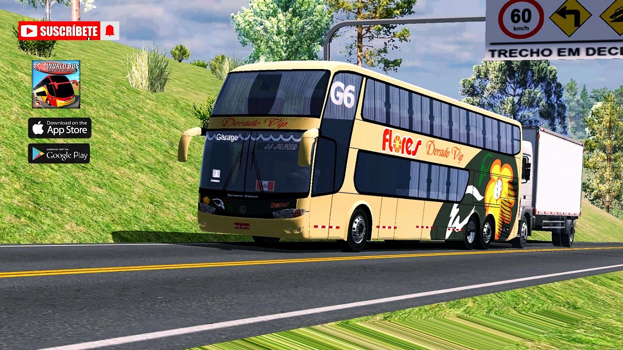 World Bus Driving Simulador - empresa flores hermanos - @Shoxp_ee  😱🇵🇪