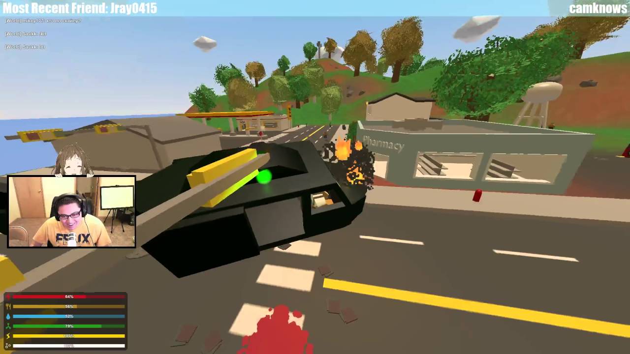 Helicopter Crash in Unturned