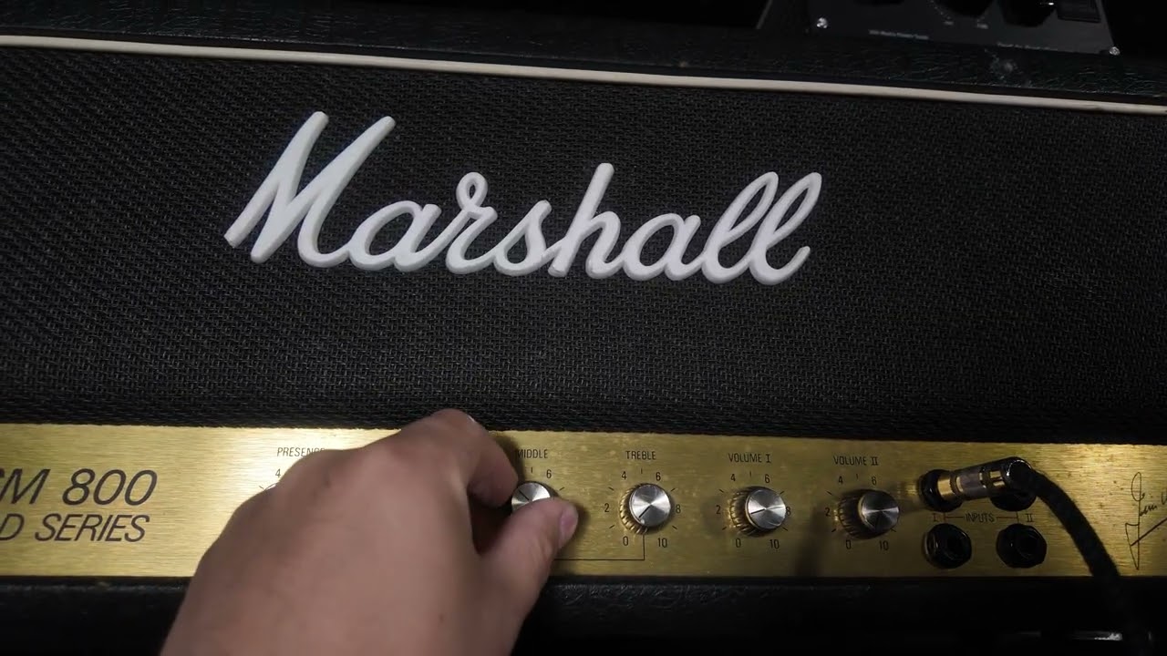 Marshall JCM 800 MkII 50W model 1987 Non Master Volume