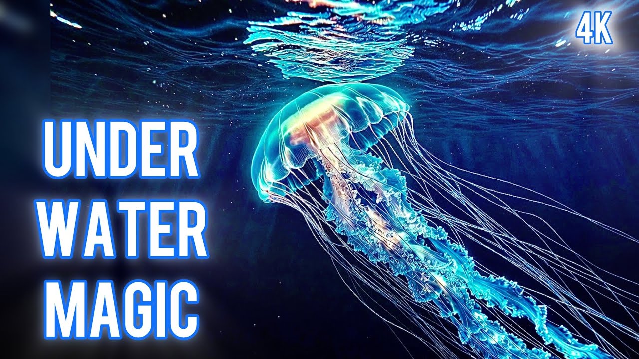 Magical Neon Ocean Life | Deep Sea Wonders #deepsea  #ai  #luxuryvisuals