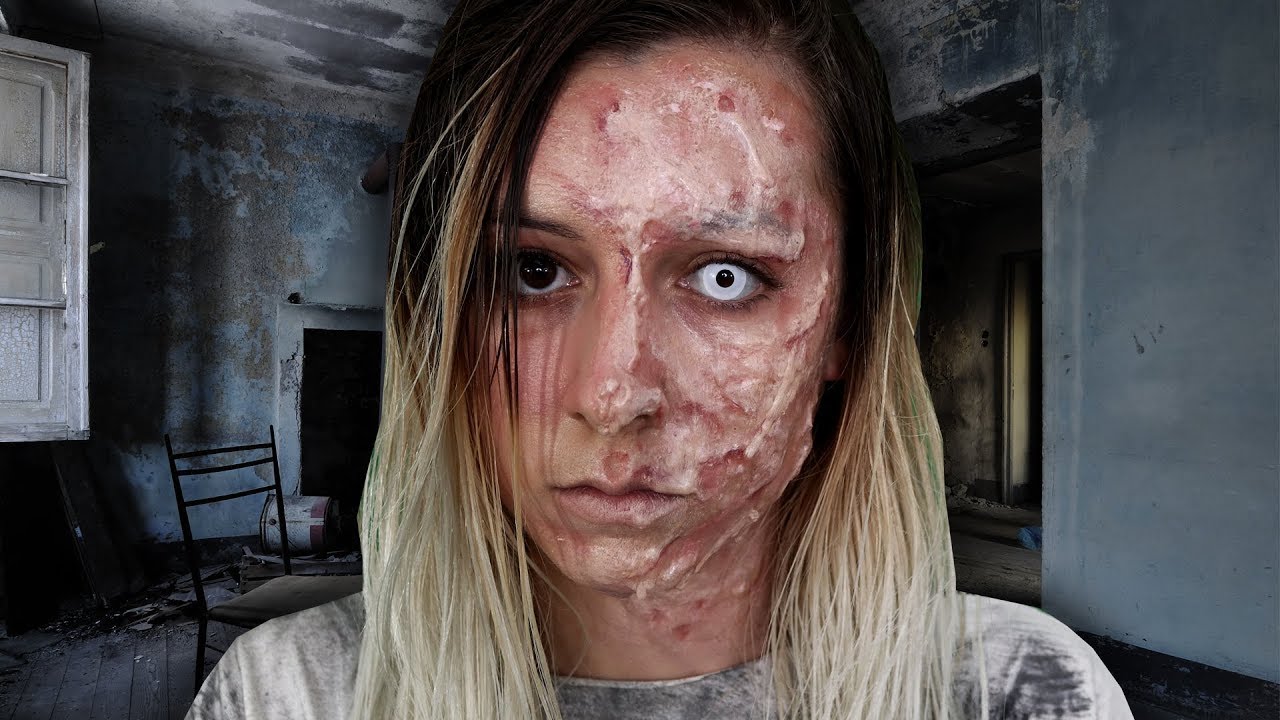 VISAGE BRULÉ / MAQUILLAGE HALLOWEEN FACILE