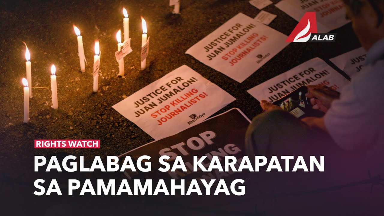 Paglabag sa karapatan sa pamamahayag (ALAB Newscast)
