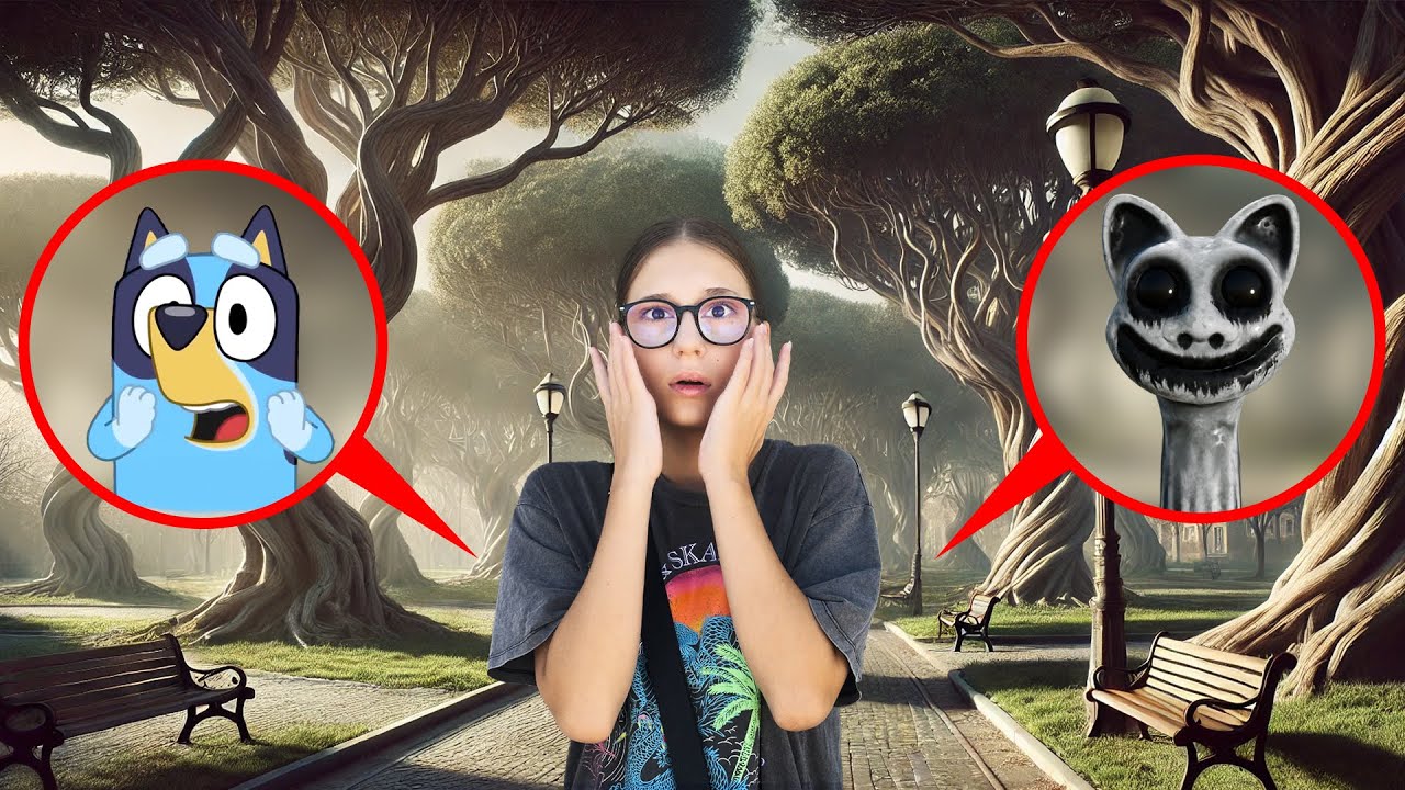 Bluey y Zoonomaly: Monstruos en el parque | Arina Dance Stories