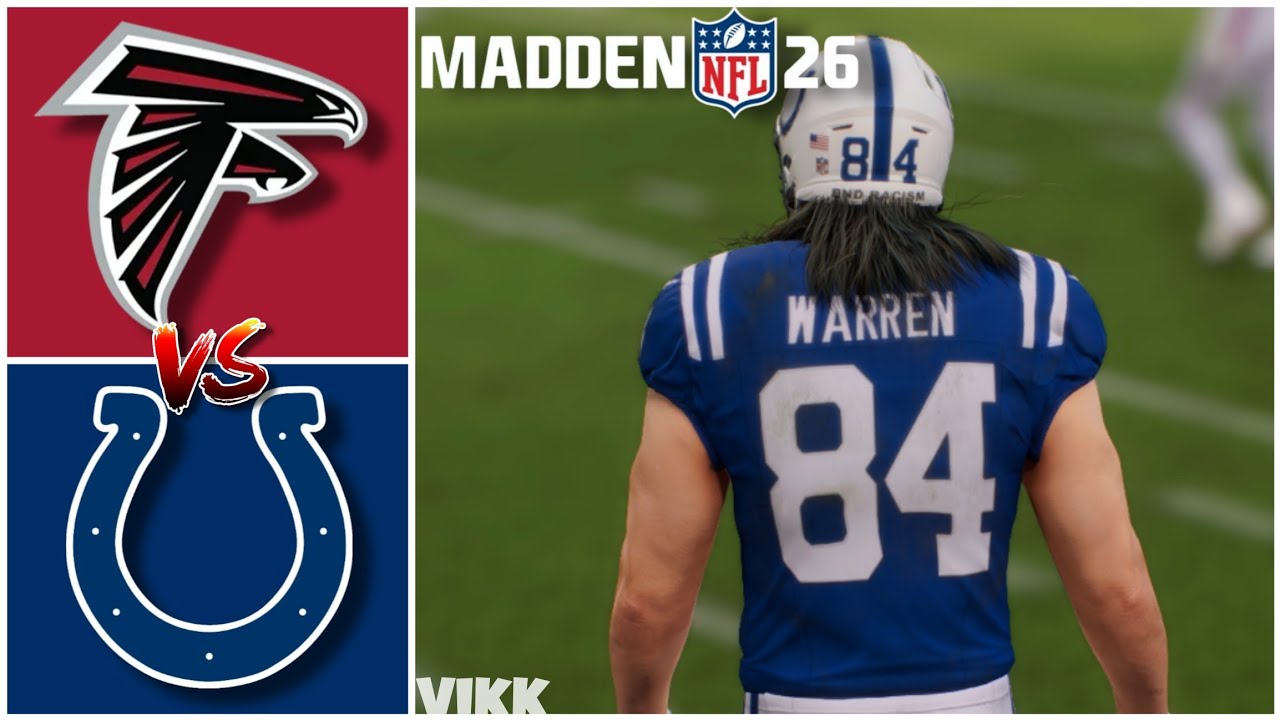 Falcons vs Colts Week 10 Simulation (Madden 26 Rosters)