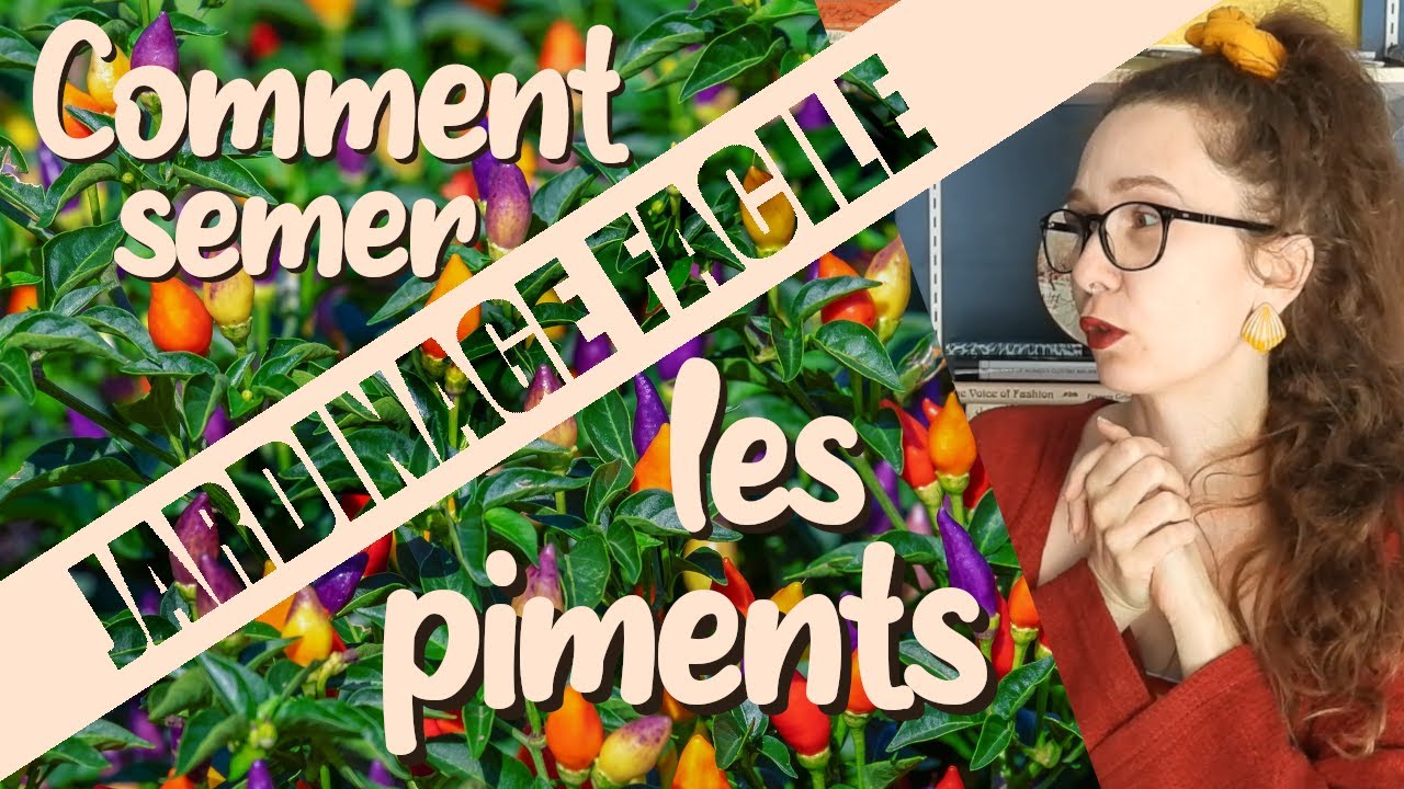 Jardinage Qu&eacute;bec 🌱 Comment Semer les Poivrons & les Piments - Jardinage Facile [ENG+FR SUBTITLES]