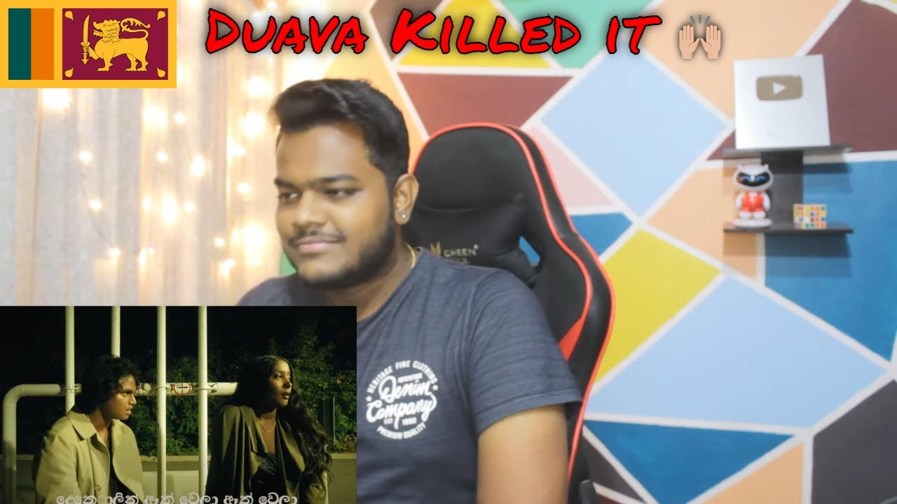 INDIAN REACTS TO Duava, The LJ, DKM - Anduru Yaame අඳුරු යාමේ (Official Music Video)