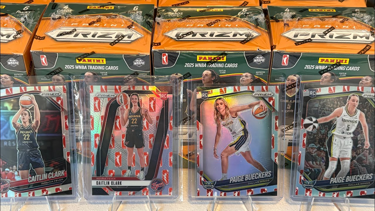 PRODUCT OF THE YEAR! 2025 WNBA LOGO Prizm Dick’s Sporting Goods EXCLUSIVE blasters #caitlinclark