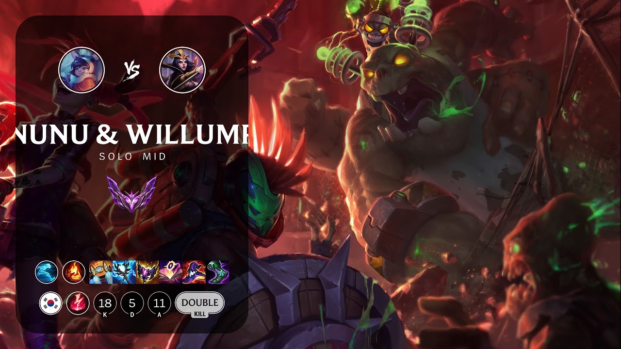 Nunu & Willump Mid vs LeBlanc - KR Master Patch 14.2