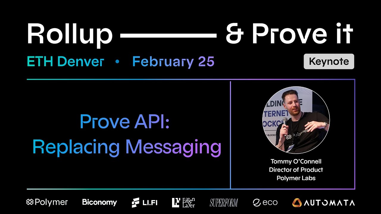 Prove API: Replacing Messaging | Polymer Labs