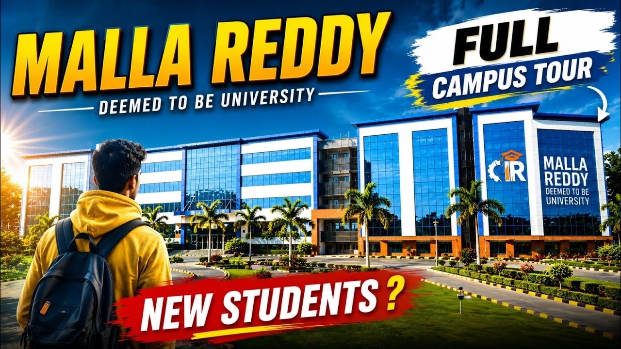 Explore Malla Reddy University || Full Campus Tour 2026 || In Telugu 