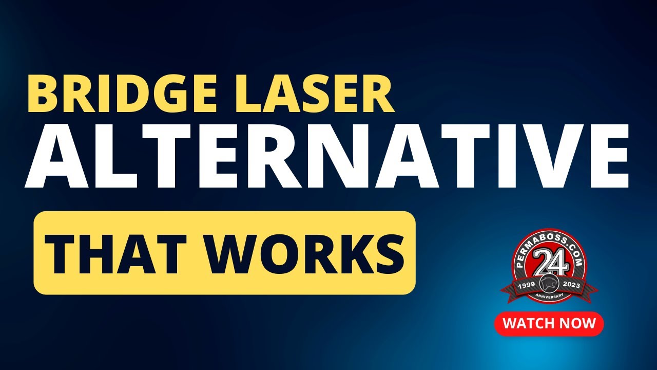 Reverse Applique -- Bridge Laser Alternative from Permaboss