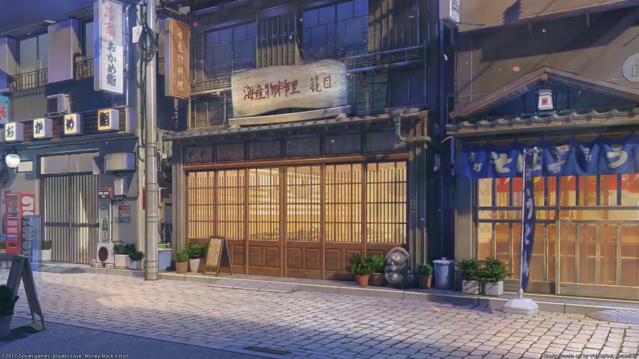 Japanese Restaurant Day and Night 🔉 ​💿 Chill Lofi Relax “no copyright music” ​🎧​ 📻 🎻 ​🎷 ​🎹