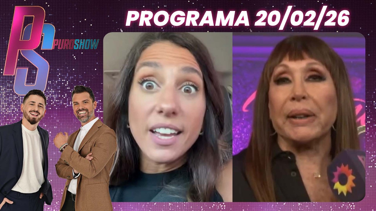 PURO SHOW - PROGRAMA 20/02/26 - MORIA Y CINTHIA FERNÁNDEZ ROMPIERON EL SILENCIO TRAS SU FUERTE CRUCE
