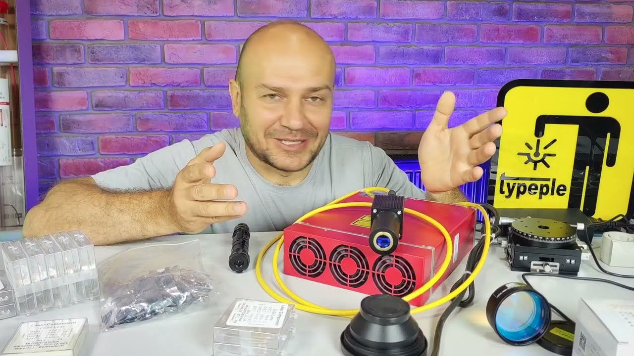 CO2 Fiber Diode - Краткий обзор и принцип - тест линзы + тепловизор