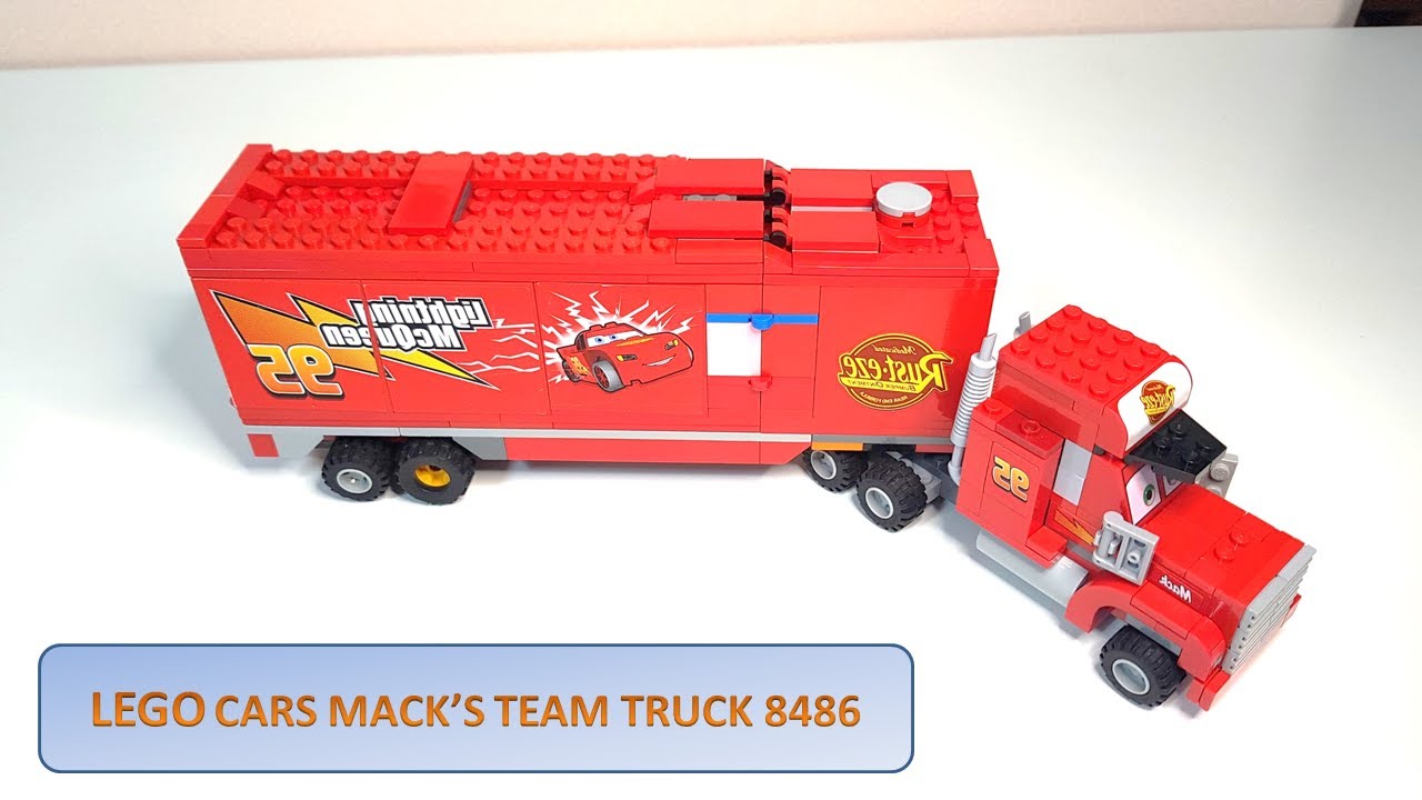 LEGO CARS 8486 Mack's Team Truck realistic speed build 레고 카 맥의 팀 트럭 레고조립 영상 레고 현실레고조립