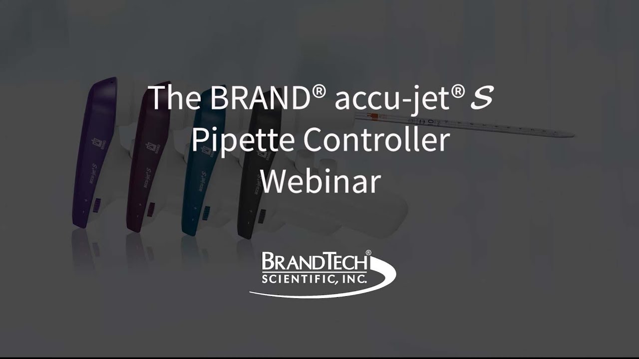 accu-jet S Pipette Controller Webinar