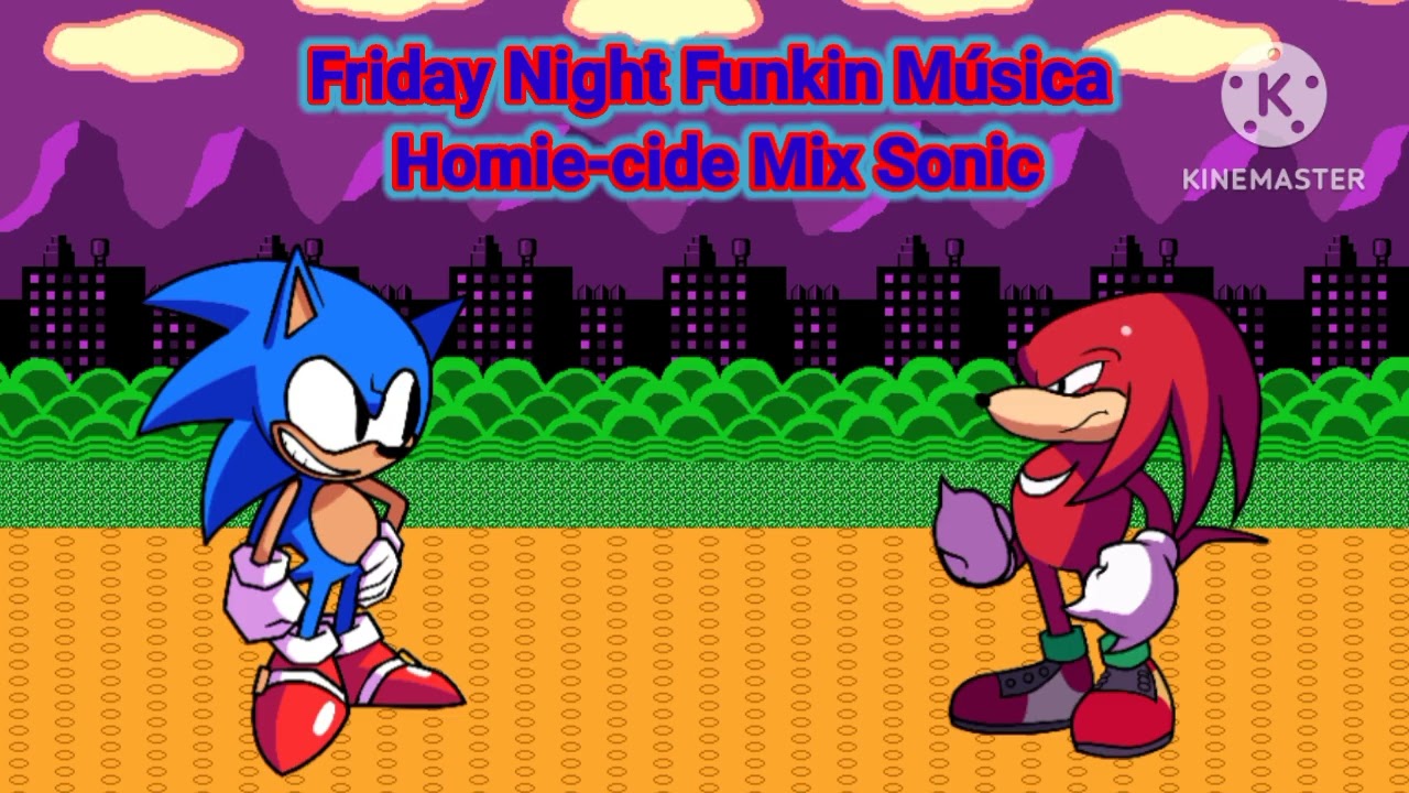 Friday Night Funkin Música Homie-cide Mix Sonic vs Knuckles 