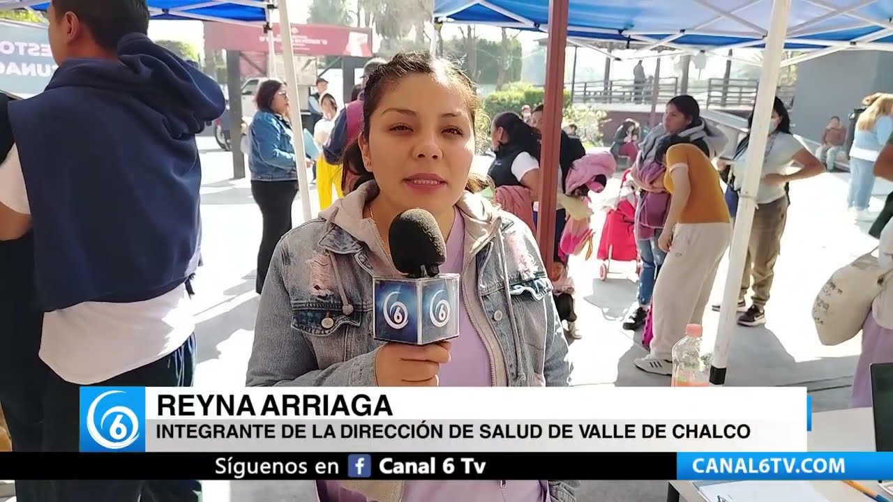 Refuerzan vacunación contra el sarampión en #ValleDeChalco ante demanda nacional