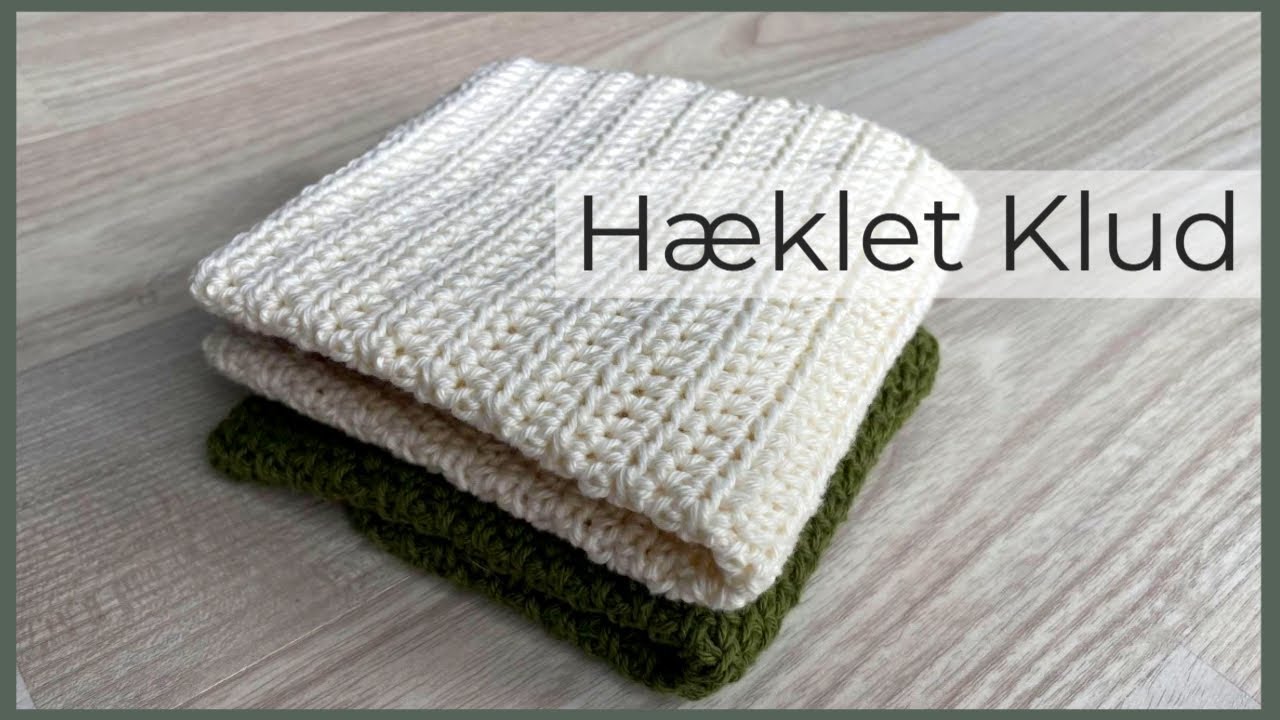 SIMPEL Hæklet Karklud? Hæklet Klud - Hæklet Vaskeklud