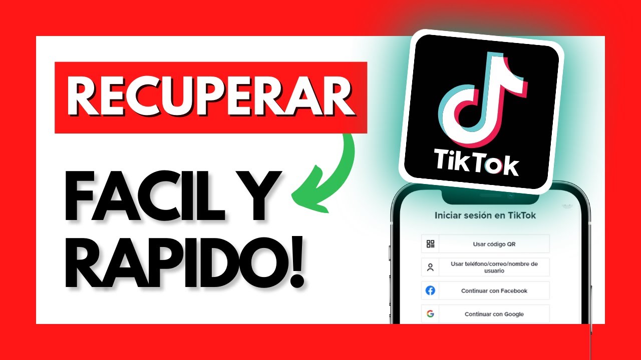 Cómo RECUPERAR mi cuenta de TikTok de manera MUY SENCILLA!