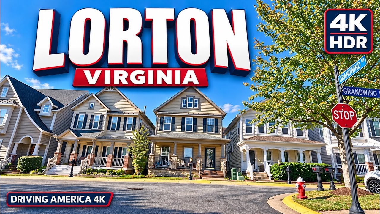 Lorton, Virginia | Short Afternoon 4K Driving Tour 