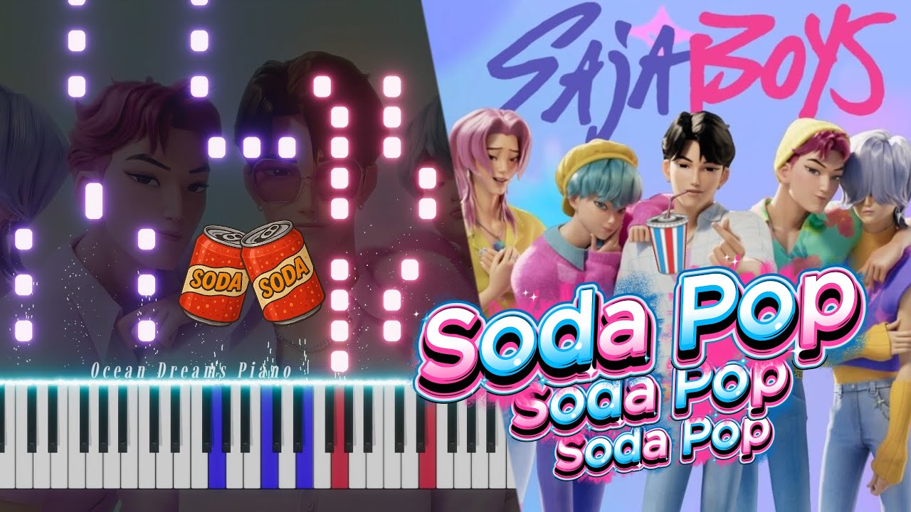 Saja Boys - Soda Pop (KPop Demon Hunters OST) | Piano Tutorial
