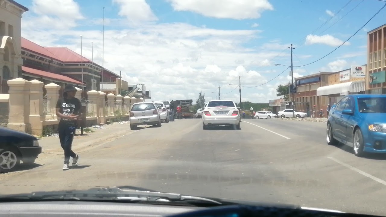 Drive through Barkley west Northern Cape