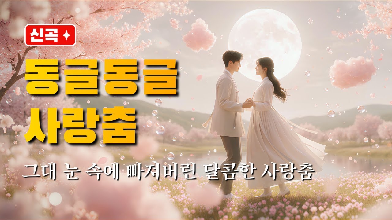 동글동글 사랑춤 💕 | 봄바람처럼 설레는 트로트 | 달콤한 사랑 노래