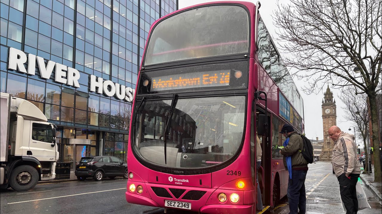 Ride onboard Translink Metro 2349 2d to Monkstown Estate 