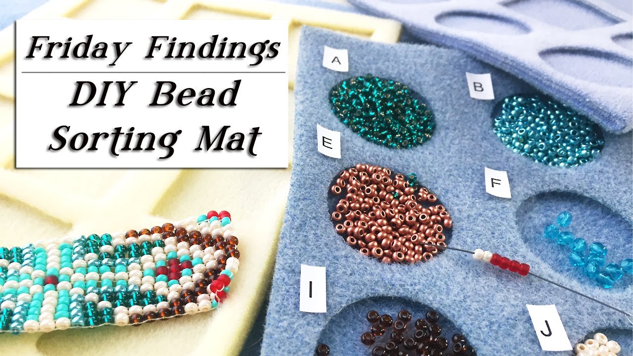 DIY Bead Sorting Mat/Beading Mat/Bead Organizer Board