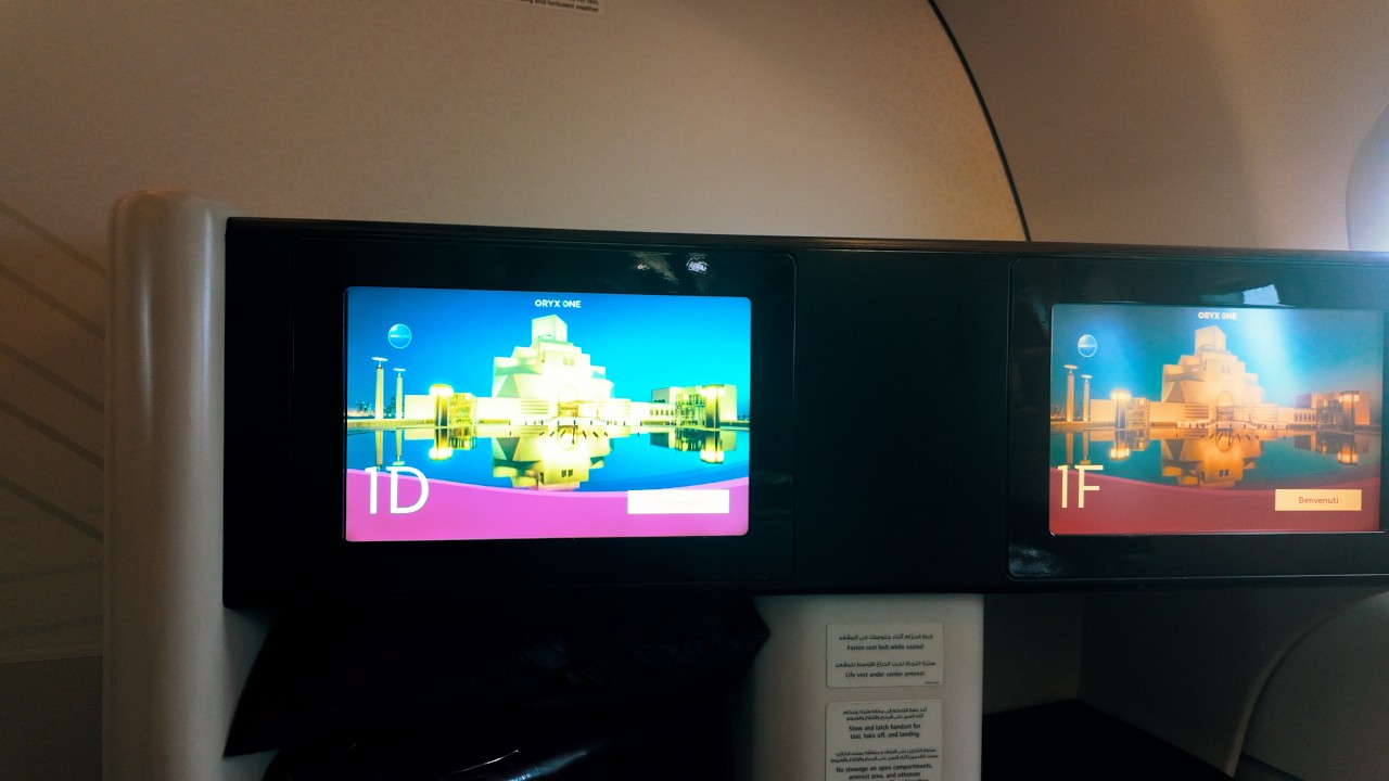 Qatar Airways Budapest to Doha Business Class flight ✈️