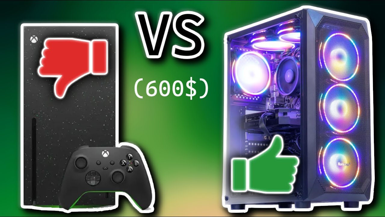 Xbox Series X vs Gaming PC For 2025 (600 USD Showdown)