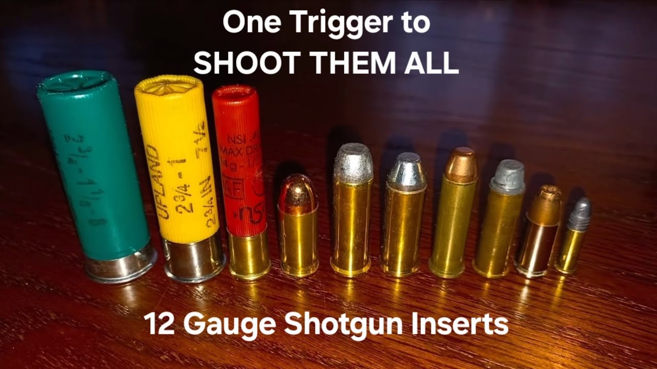 12 Gauge Shotgun Inserts - Chiappa X-Caliber, Shortlane. Armed Trimmer O/U Review and Shoot