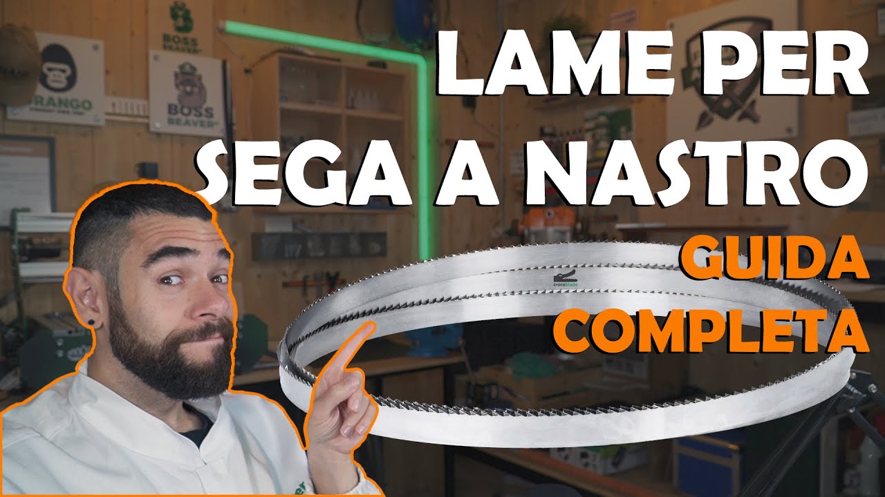 Lame per sega a nastro legno, ferro, acciaio e inox - Guida completa