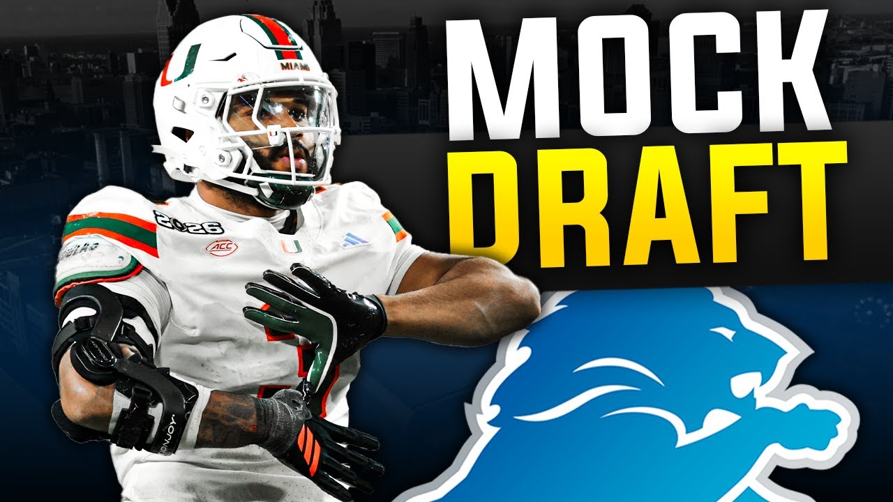 Detroit Lions TAKE WHO in Latest NFL MOCK DRAFT?!