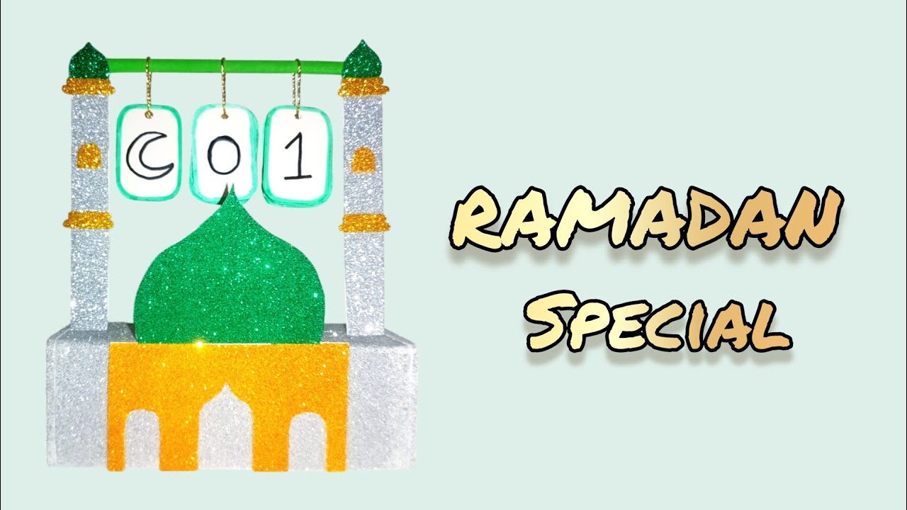 Handmade Craft idea for Ramadan and EID | Ramadan Calendar | Ramadan Mubarak Craft | DIY Mosque